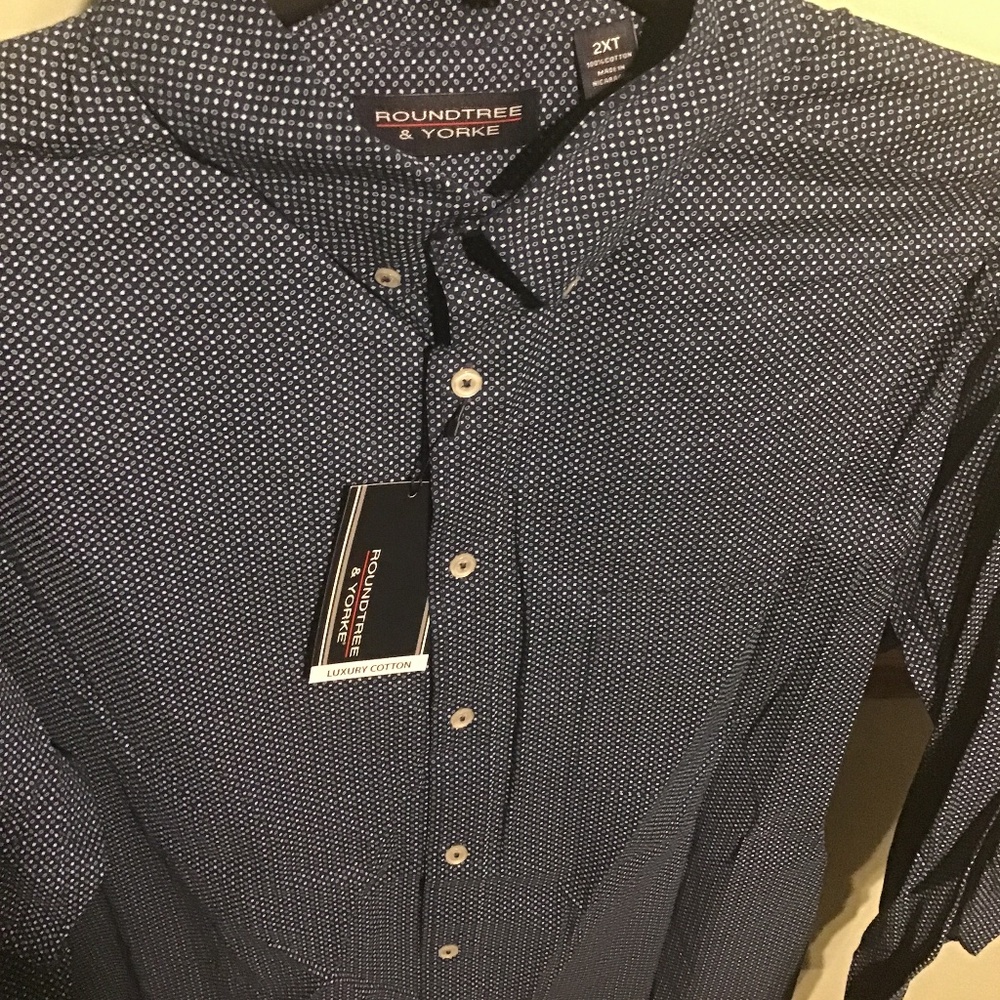 Men’s big and tall long sleeve shirt